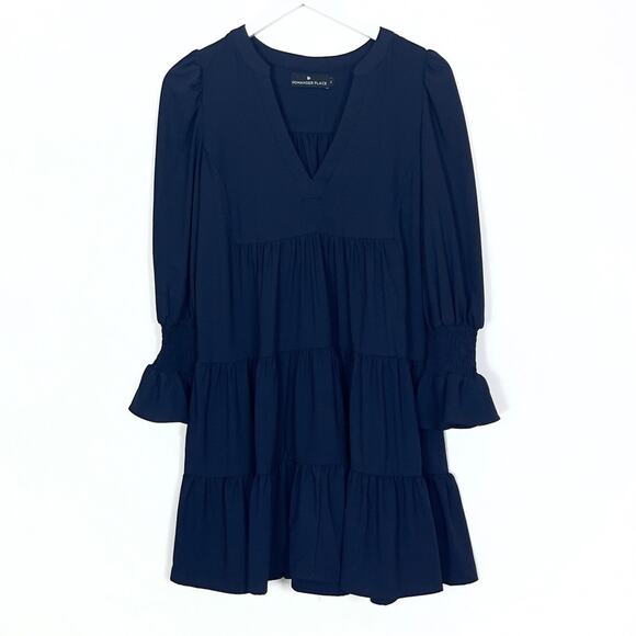 Tuckernuck Pomander Place Navy Blue Crepe Kenzo
Dress - Picture 2 of 10